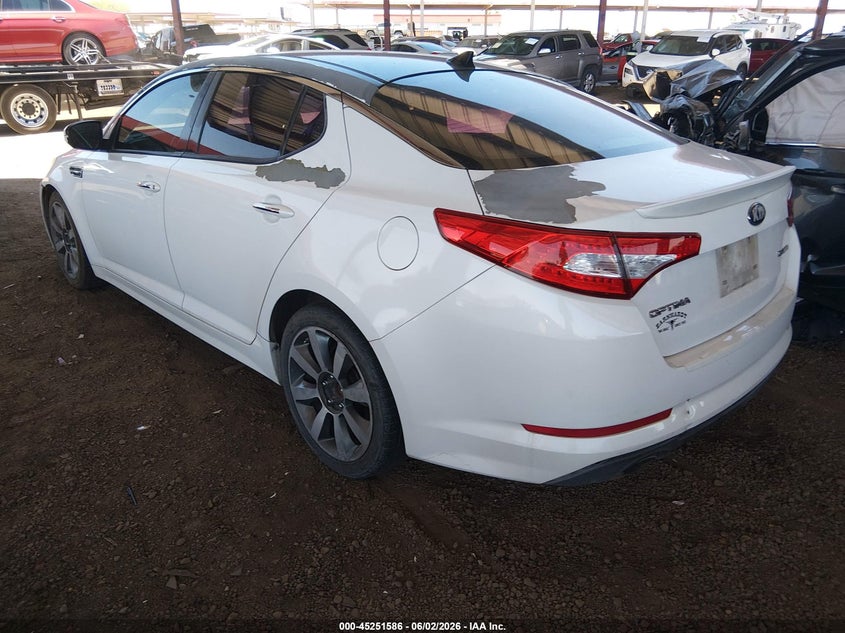 Vin: 5xxgr4a6xdg244922, lot: 45749389, kia optima sx 20133