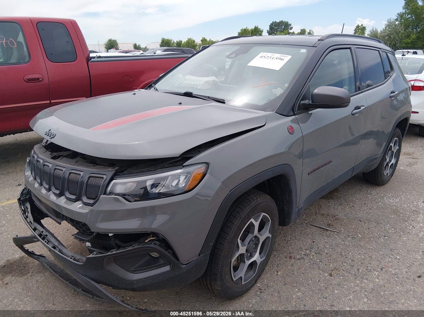 Vin: 3c4njddb1nt101998, lot: 45749399, jeep compass trailhawk 4x4 20222