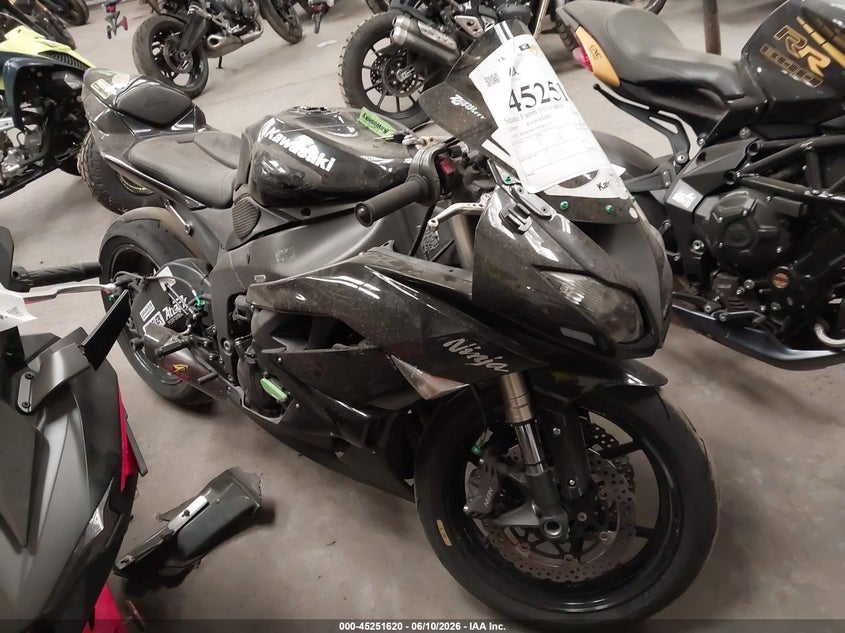 2009 Kawasaki Zx600 R VIN: JKAZX4R159A010496 Lot: 45251620