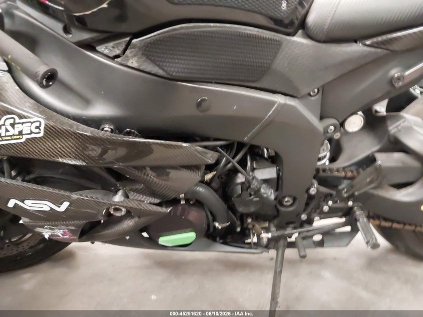 2009 Kawasaki Zx600 R VIN: JKAZX4R159A010496 Lot: 45251620