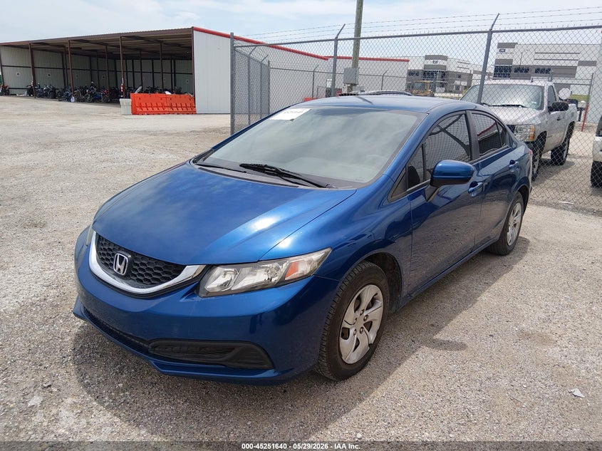 2015 Honda Civic Lx 2HGFB2F5XFH564425 photo 1