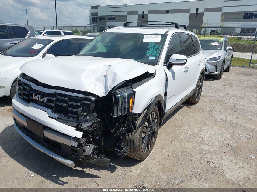 Vin: 5xyp5dgc9rg487391, lot: 45749458, kia telluride sx prestige 20242