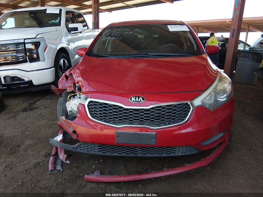 2016 Kia Forte Lx VIN: KNAFK4A65G5566549 Lot: 45251673
