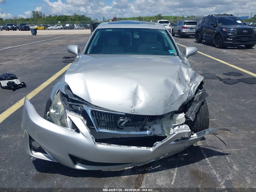 2012 Lexus Is 2.5 Is 250 grey Lot 111045251728 Vin JTHBF5C21C5162498