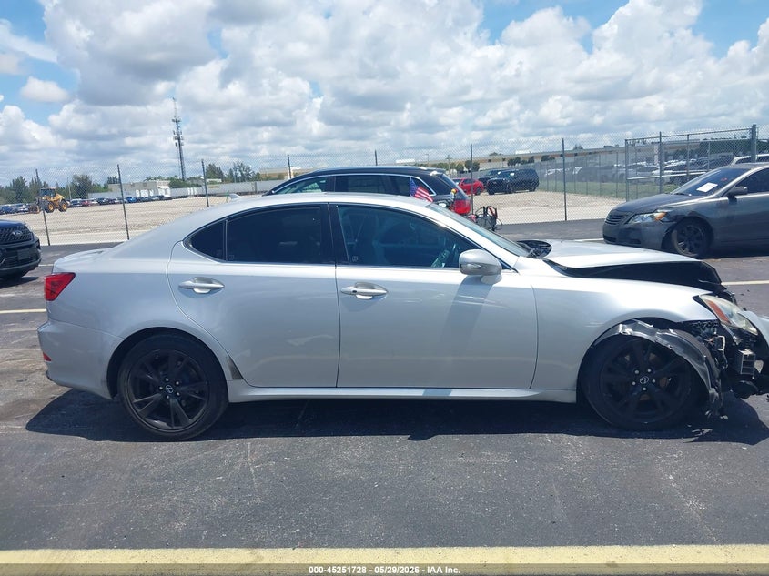 2012 Lexus Is 2.5 Is 250 grey Lot 111045251728 Vin JTHBF5C21C5162498
