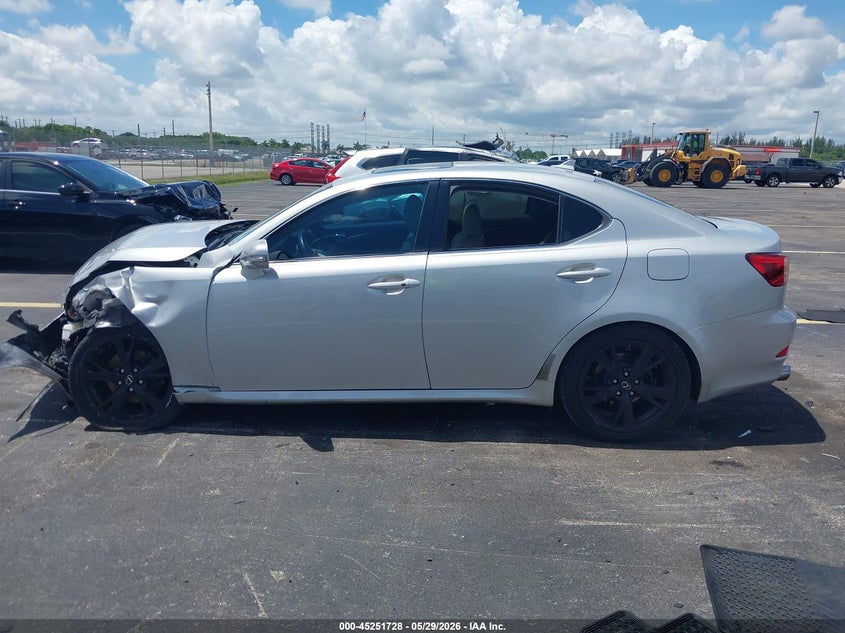 2012 Lexus Is 2.5 Is 250 grey Lot 111045251728 Vin JTHBF5C21C5162498