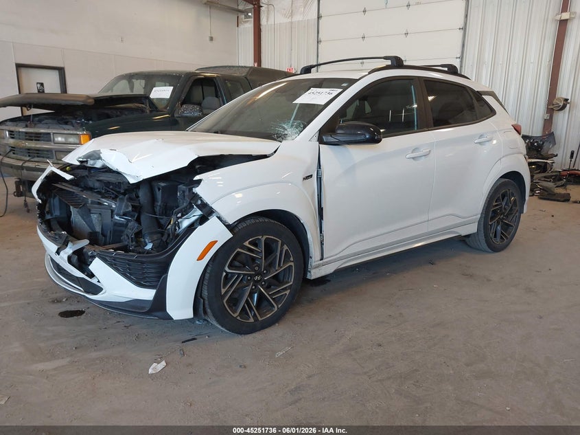 2022 HYUNDAI KONA auction photo 2