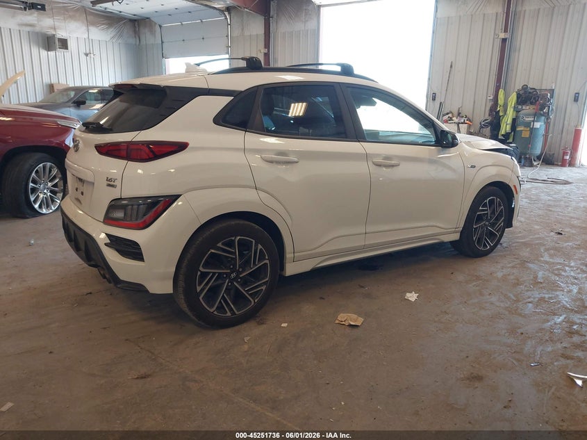 2022 HYUNDAI KONA auction photo 4