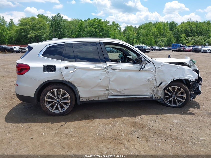 2019 BMW X3 xDrive30I VIN: 5UXTR9C56KLD98722 Lot: 45251760