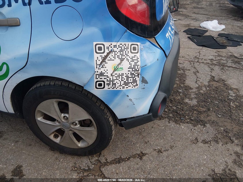 2014 Kia Soul VIN: KNDJN2A28E7075755 Lot: 45251766