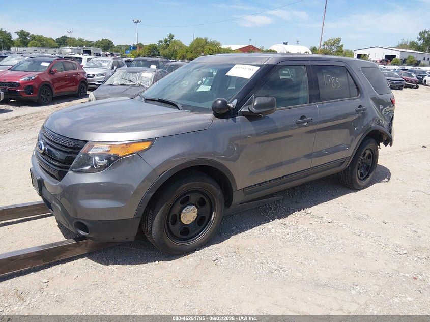 Vin: 1fm5k8ar4egb69105, lot: 45749588, ford utility police interceptor 20142