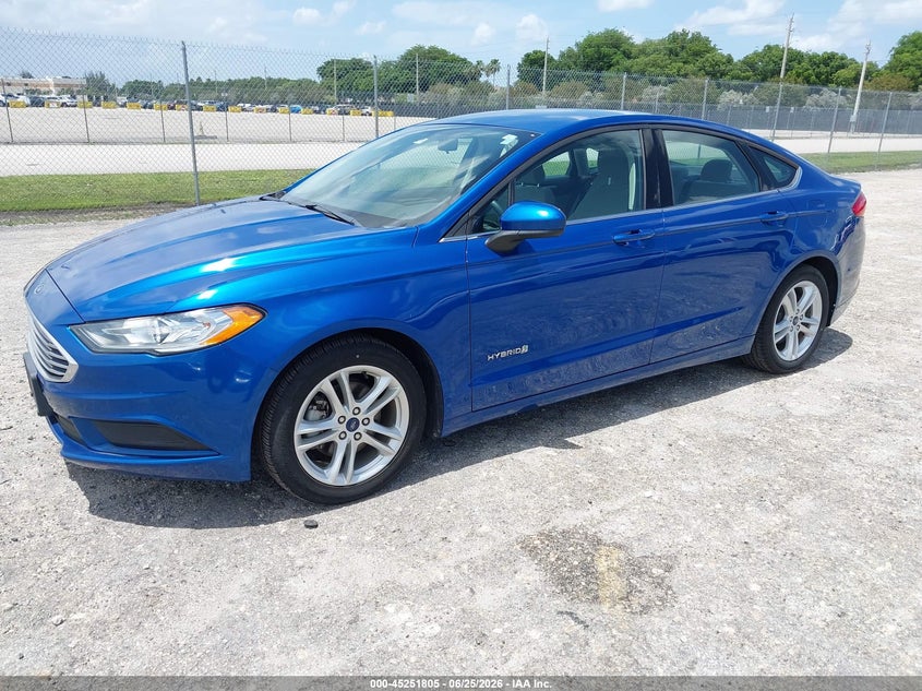 2018 Ford Fusion Hybrid S 3FA6P0UU0JR235850 photo 1