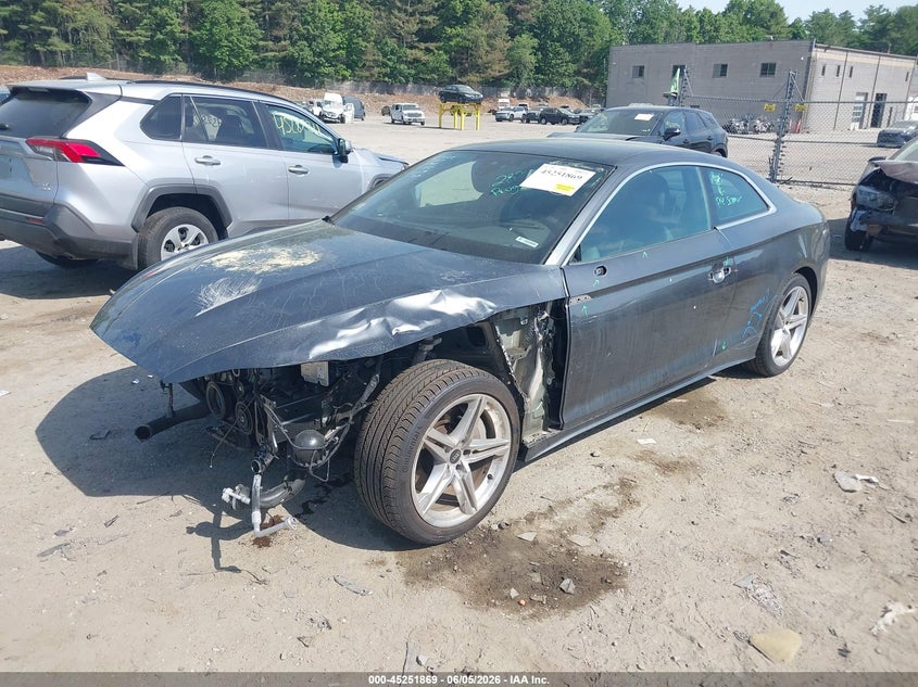 Vin: wautaaf53na017019, lot: 45749672, audi a5 premium plus 45 tfsi s line quattro s tronic 20222