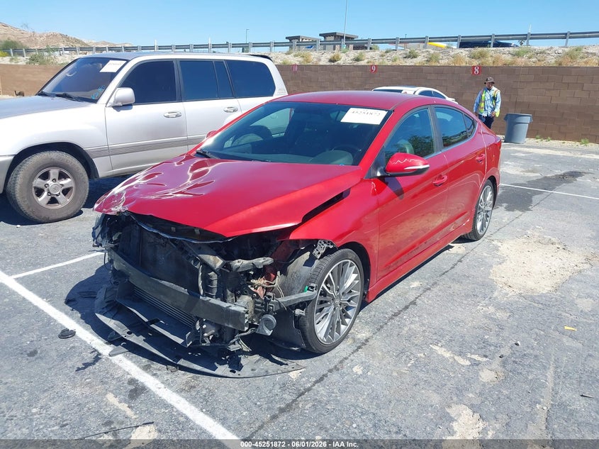 VIN KMHD04LB7HU343992 2017 HYUNDAI ELANTRA SPORT