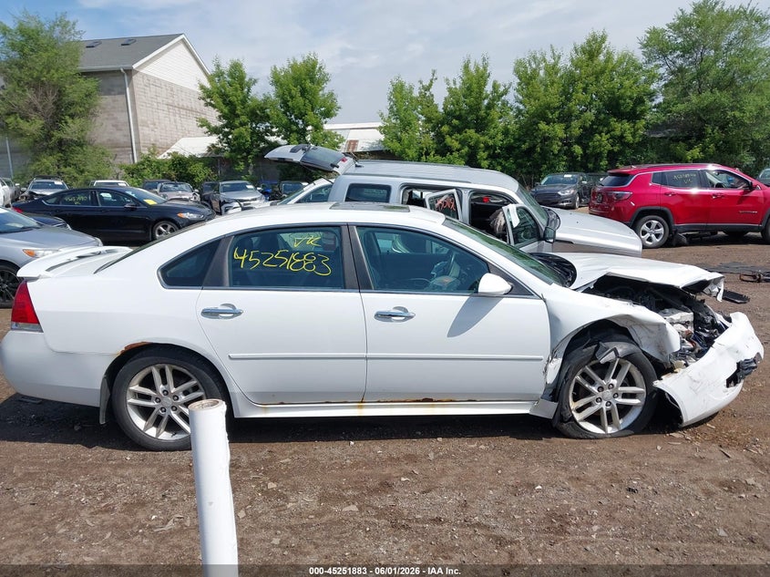 2012 Chevrolet Impala 3.6 Ltz white Lot 111045251883 Vin 2G1WC5E38C1195624