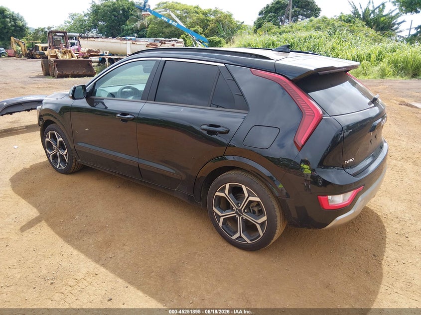 Vin: kndcr3le5r5152173, lot: 45749698, kia niro ex touring 20243
