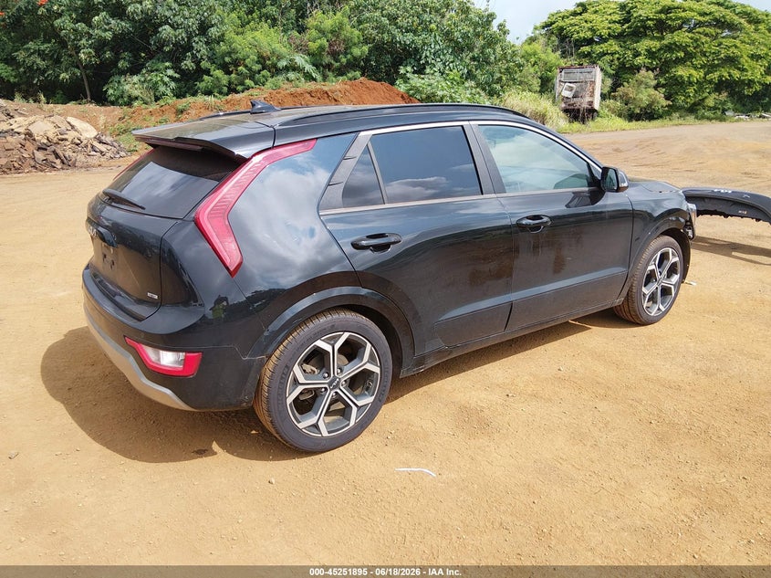 Vin: kndcr3le5r5152173, lot: 45749698, kia niro ex touring 20244