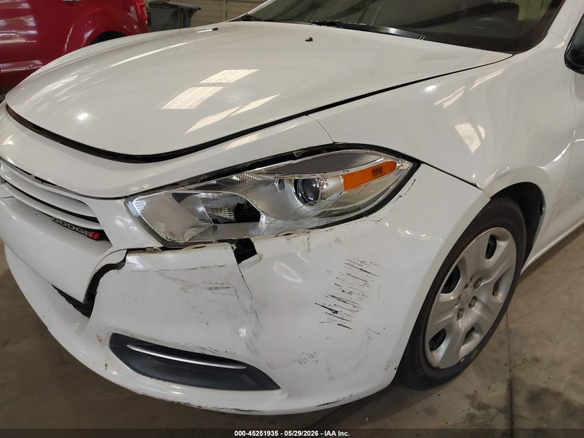 2016 Dodge Dart Se VIN: 1C3CDFAAXGD592851 Lot: 45251935