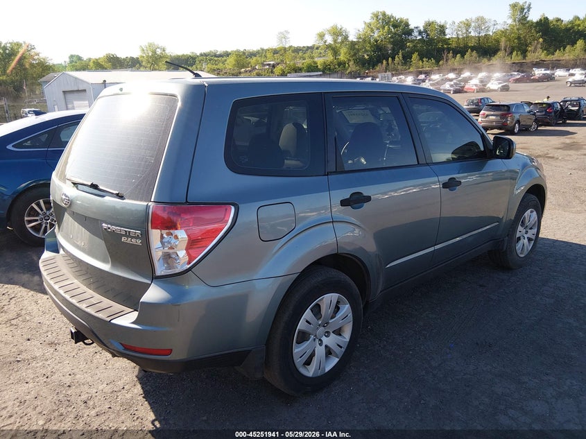 2010 Subaru Forester 2.5 2.5X green Lot 111045251941 Vin JF2SH6ACXAH751205