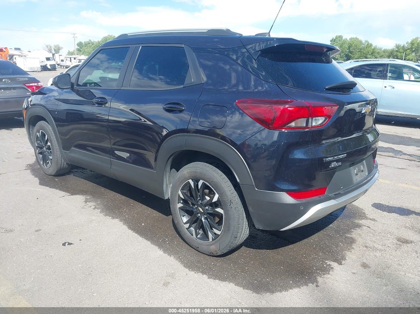 Vin: kl79mpsl2mb088150, lot: 45749760, chevrolet trailblazer lt 20213