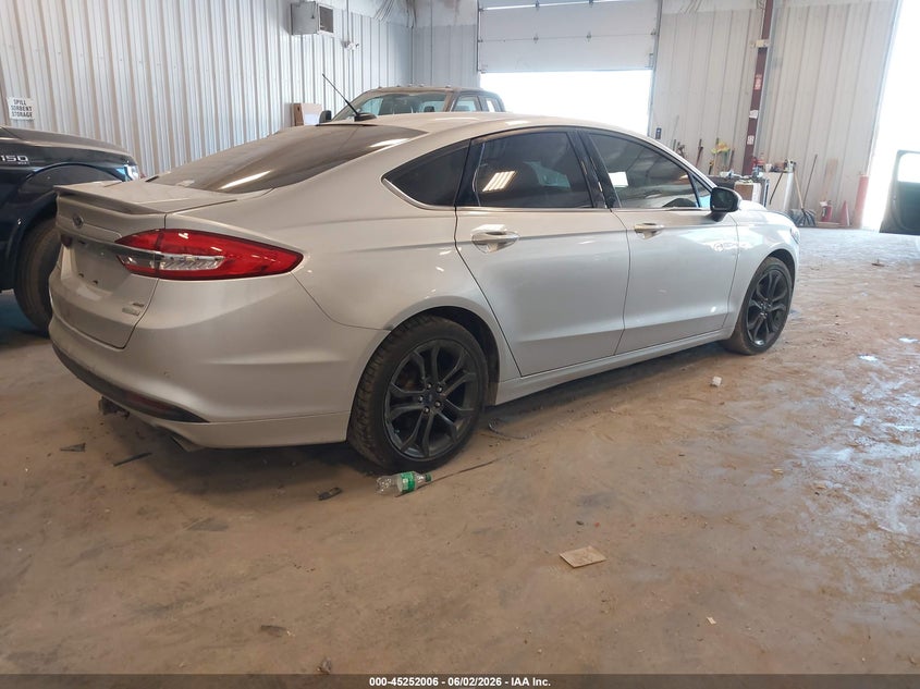 Vin: 3fa6p0hd0jr191133, lot: 45749809, ford fusion se 20184