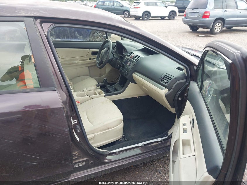 2012 Subaru Impreza 2.0 2.0I purple Lot 111045252032 Vin JF1GJAA61CG016102