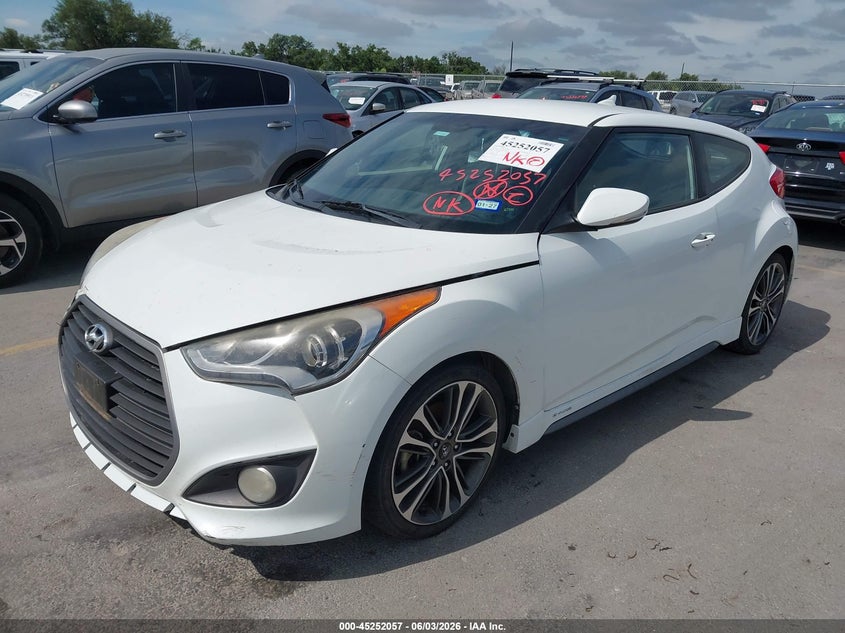 Vin: kmhtc6ae3gu282456, lot: 45749860, hyundai veloster turbo 20162