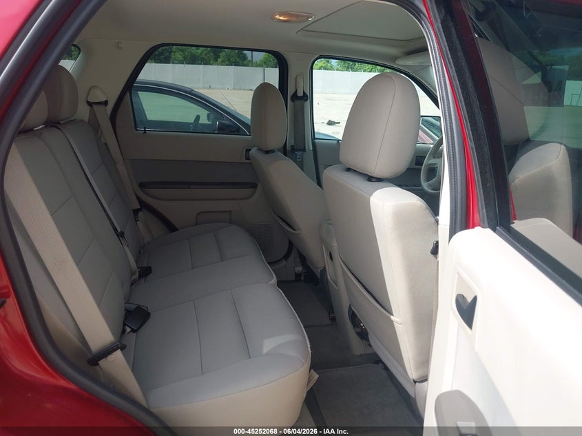 2012 Ford Escape 3.0 Xlt red Lot 111045252068 Vin 1FMCU0DGXCKC65327