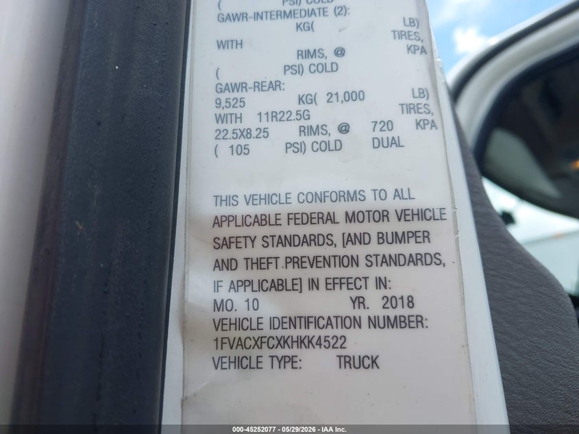 2019 OTHER FREIGHTLINER M2 106 TRUCK N/A