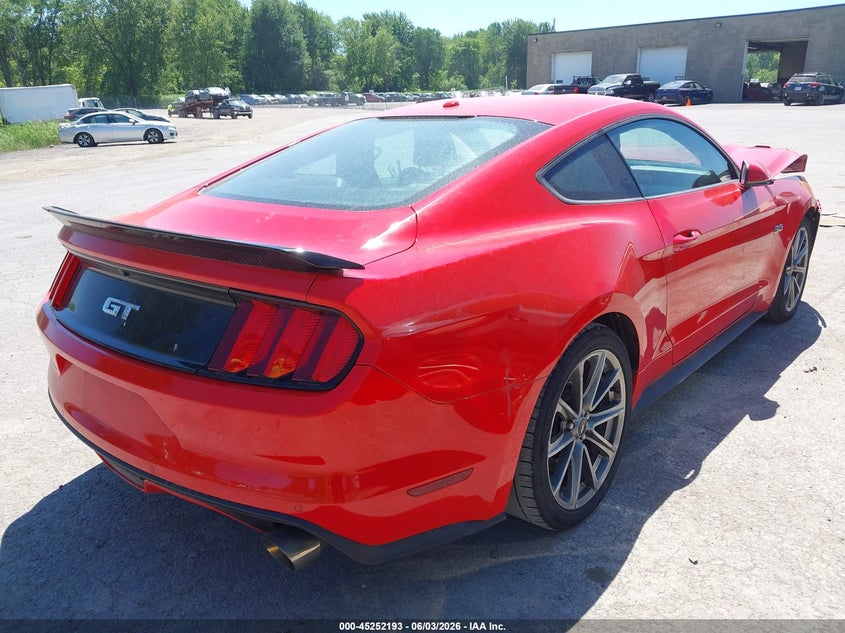 Vin: 1fa6p8cf7h5262686, lot: 45749996, ford mustang gt premium 20174