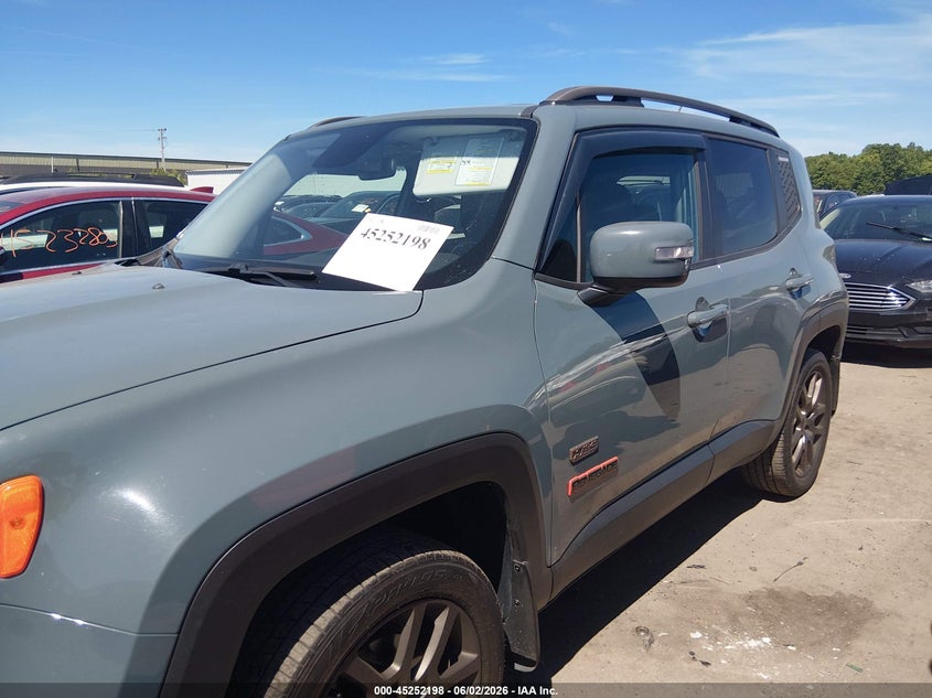 2016 Jeep Renegade 75Th Anniversary VIN: ZACCJBBTXGPD96326 Lot: 45252198