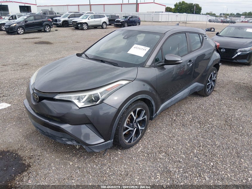 Vin: nmtkhmbx2jr037759, lot: 45750022, toyota c-hr xle 20182