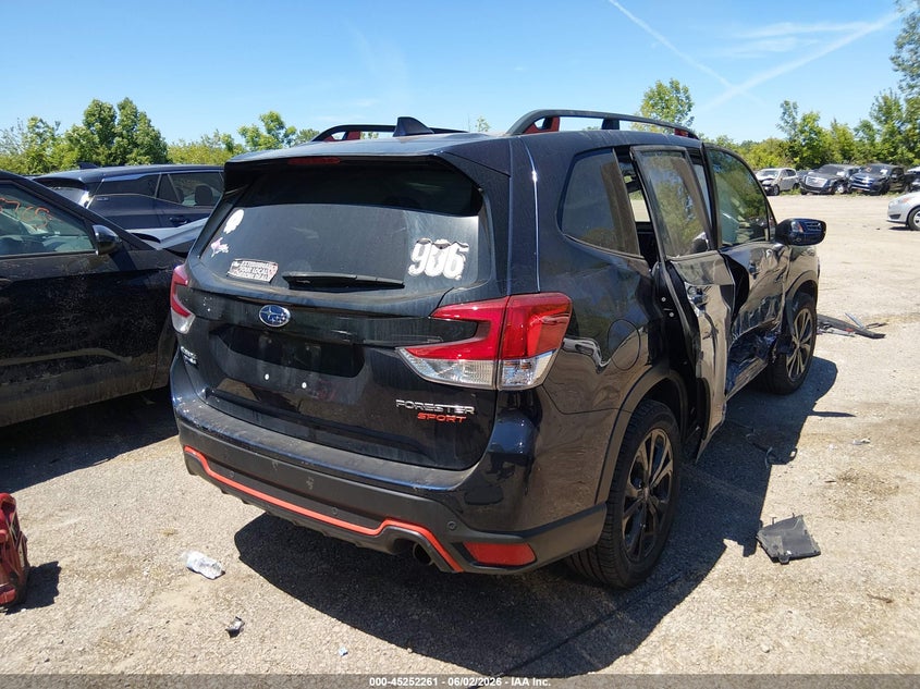 Vin: jf2skajc8nh462169, lot: 45750064, subaru forester sport 20224