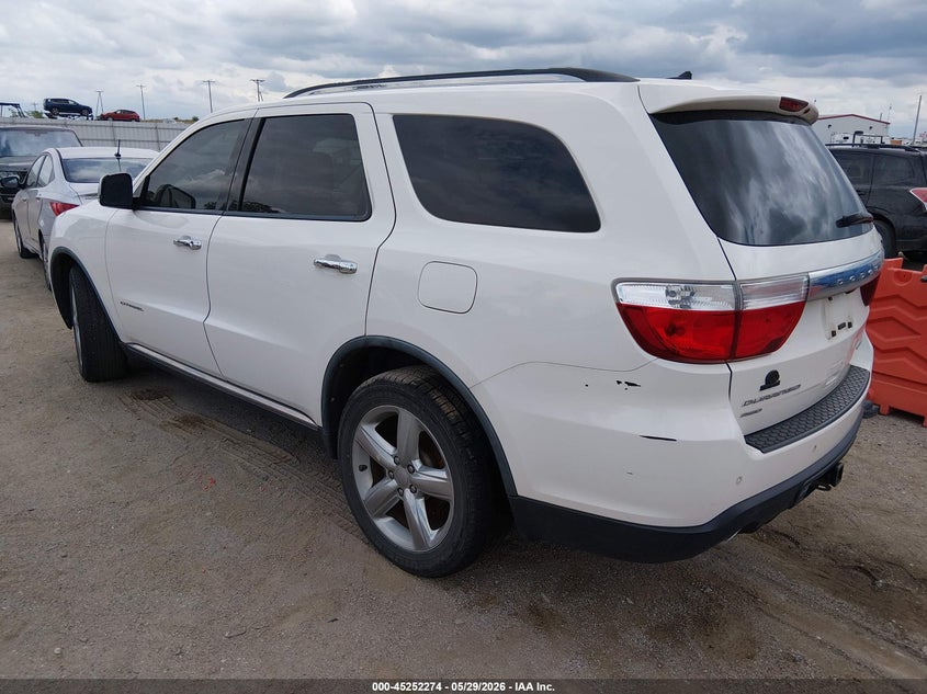 Vin: 1d4se5gt2bc594456, lot: 45750077, dodge durango citadel 20113
