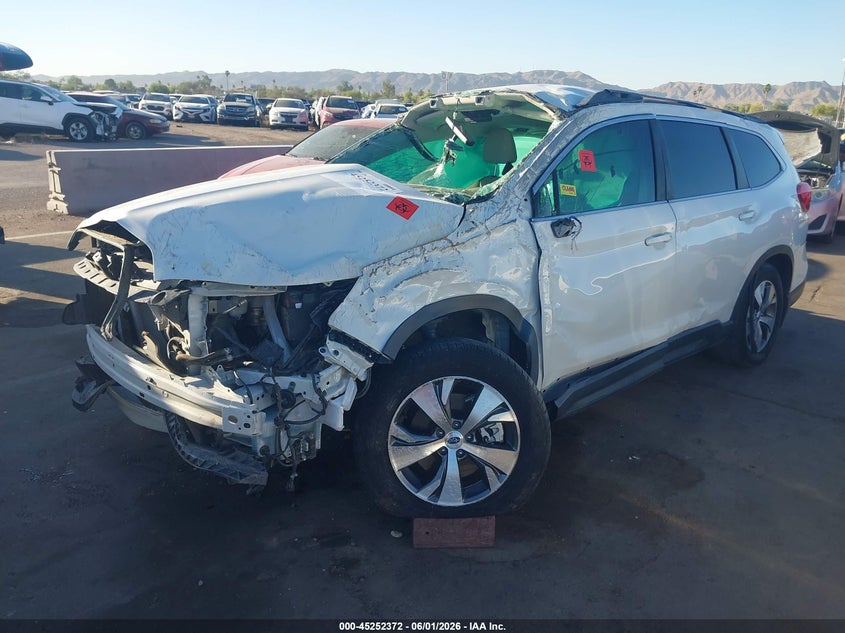 Vin: 4s4wmacd8l3480127, lot: 45750175, subaru ascent premium 20202