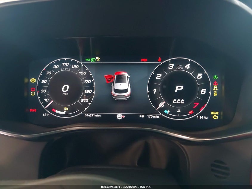 2022 Jaguar F-Pace Svr P550 Awd Automatic VIN: SADCZ2EE3NA697768 Lot: 45252391