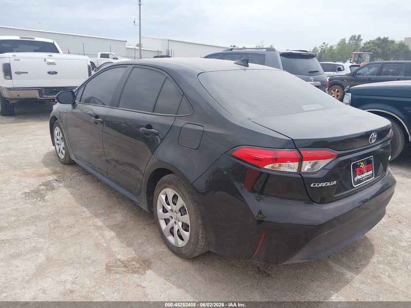 Vin: 5yfb4mde0sp259526, lot: 45750211, toyota corolla le 20253