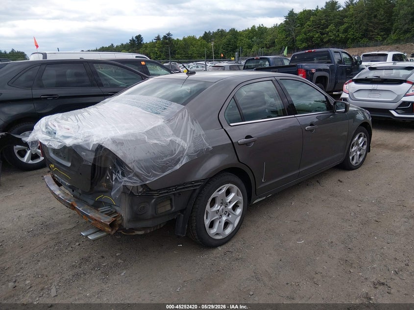 Vin: 3fahp0ha5br255229, lot: 45750224, ford fusion se 20114