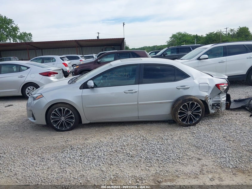 2016 TOYOTA COROLLA SEDAN 1.8L I-4 DOHC, VVT, 132HP