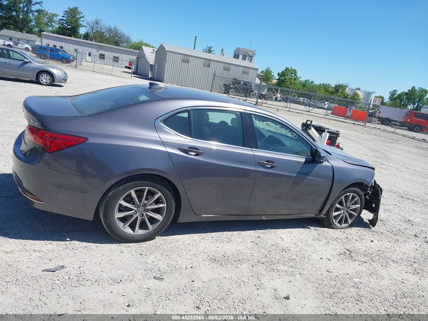 2018 Acura Tlx Tech Pkg VIN: 19UUB1F5XJA009435 Lot: 45252560