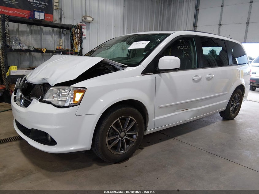 Vin: 2c4rdgcgxhr600832, lot: 45750366, dodge grand caravan sxt 20172