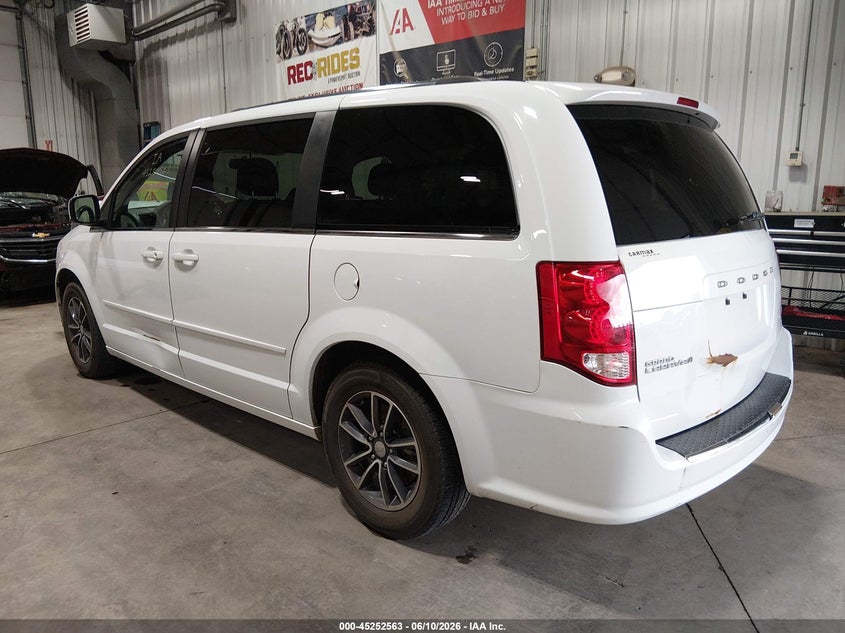 Vin: 2c4rdgcgxhr600832, lot: 45750366, dodge grand caravan sxt 20173