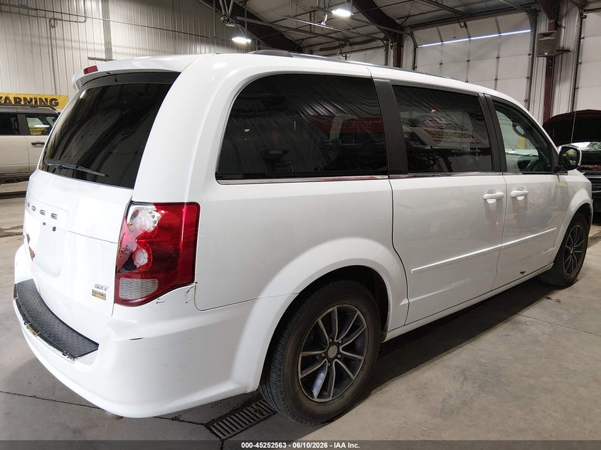 Vin: 2c4rdgcgxhr600832, lot: 45750366, dodge grand caravan sxt 20174