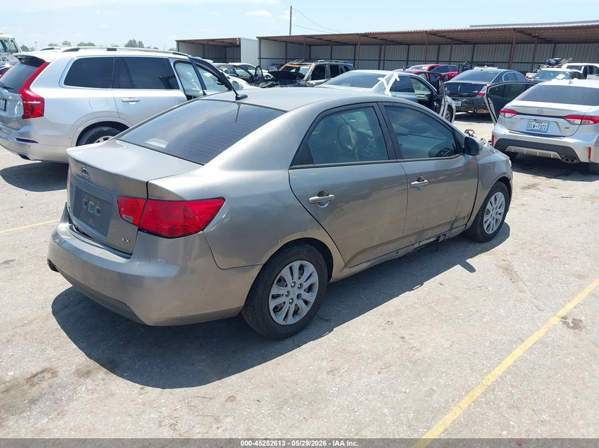 2012 Kia Forte 2.0 Ex grey Lot 111045252613 Vin KNAFU4A20C5635360