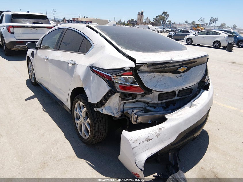 Vin: 1g1rd6s53ju145737, lot: 45750420, chevrolet volt premier 20183