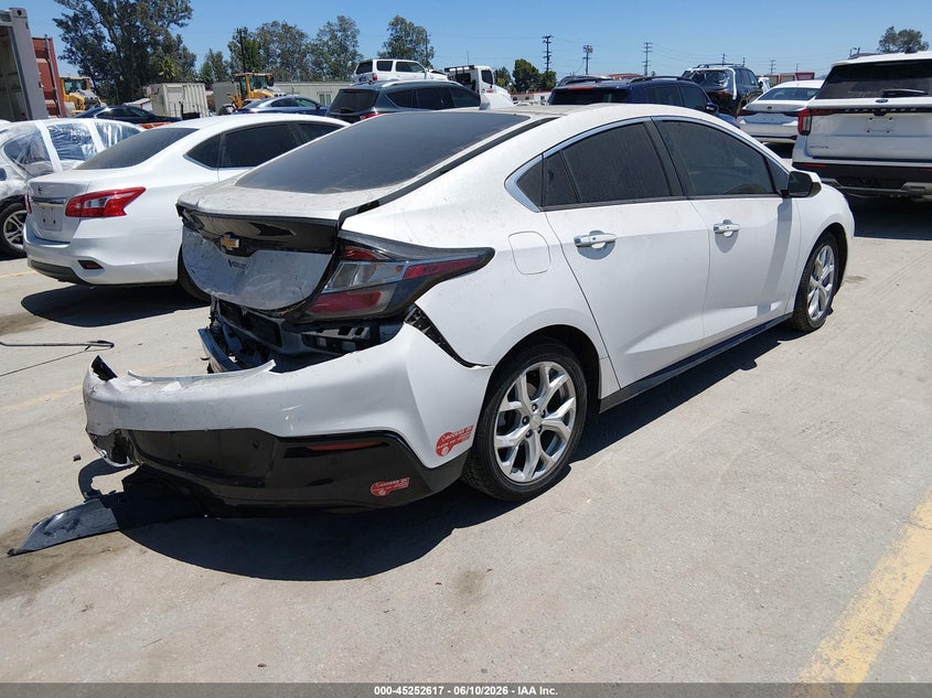 Vin: 1g1rd6s53ju145737, lot: 45750420, chevrolet volt premier 20184