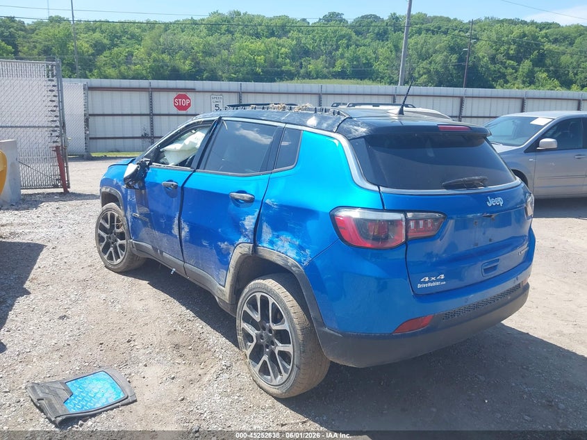 Vin: 3c4njdcb2ht627806, lot: 45750441, jeep new compass limited 4x4 20173