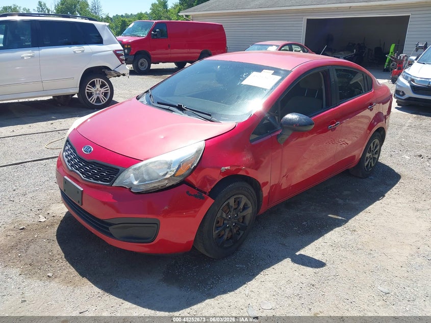 Vin: knadm4a35d6106790, lot: 45750476, kia rio lx 20132