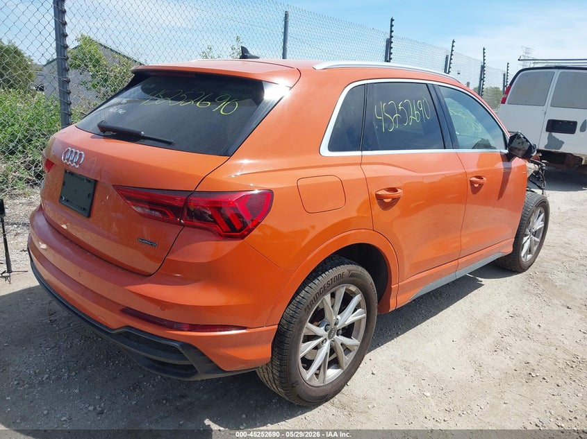 2022 AUDI Q3 PREMIUM 45 TFSI S LINE QUATTRO TIPTRONIC — Photo 4
