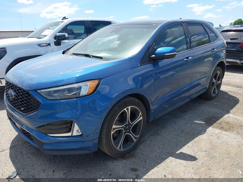 Vin: 2fmpk4apxkbb95467, lot: 45750542, ford edge st 20192